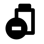 Battery Discharge SVG Icon